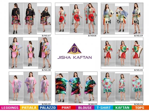 Jelite Kaftans 3 Polyester Crepe Fancy Kaftan Collection